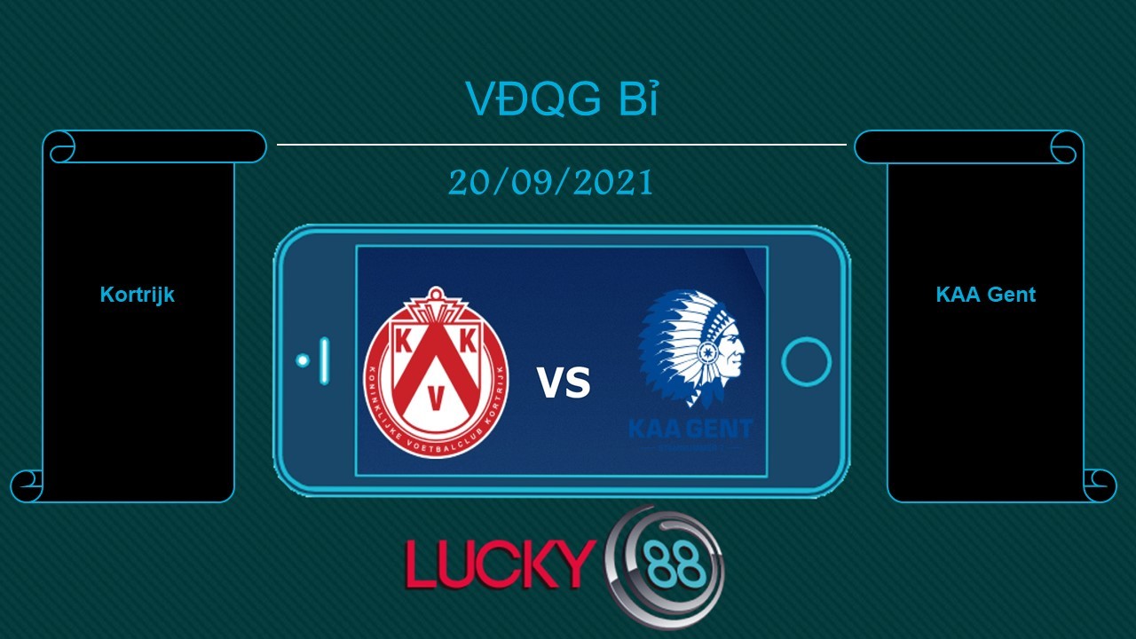 LUCKY88 Kortrijk vs KAA Gent , Tip bóng đá miễn phí ngày 20/09/2021